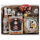 Mickey Mouse S&P Shakers, Plates, Mug, Bottle,