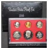 1980 US Mint Proof Set w/ SBA Dollar