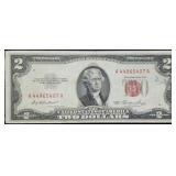 1953 $2 Red Seal Legal Tender Bank Note Nice