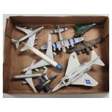 Group of Diecast Airplane Toys & Models