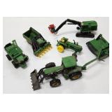 ERTL John Deere Small Scale Tractors, Combine,