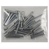 Pack of 50 Stainless Steel Rivets 1/8" x 1-1/8"
