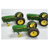 ERTL 1/16 John Deere 2440 Utility Tractors x3