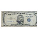 1953 A $5 Silver Certificate