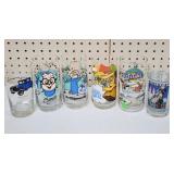 Vintage Character Glasses Flintstones, Chipmunks