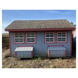 Shingled Roofed Poultry House