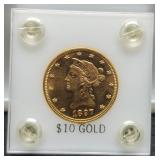 1897 $10 Gold Liberty Eagle Unc. Very Nice