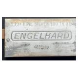 100 Troy Oz. Silver Bar By Engelhard