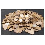 Bag Of 1,000 Copper Cents 1959-1981