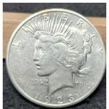 1923-S Peace Dollar XF