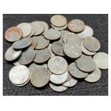 (50) 1943 Steel War Cents