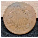 1865 Two Cent