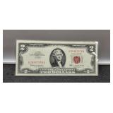 1963 $2 Red Seal Note AU