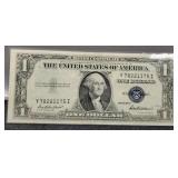 1935F $1 Silver Certificate Note Unc.