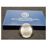2002-W Unc. Silver Dollar Comm. "Military Academy"