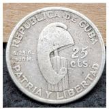 1953/1853 Cuba Silver Centavos