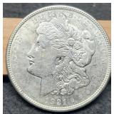 1921-D Morgan Dollar XF