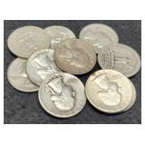 (10) Silver W. Quarters