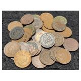 (37) Indian Head Cents Back To 1880