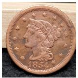 1854 Large Cent