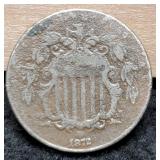 1872 Shield Nickel
