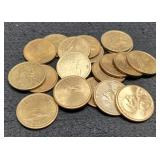 (20) Sacagawea Dollars AU