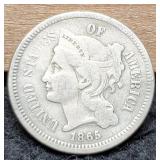 1865 Three Cent