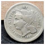 1866 Three Cent