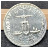 1974 1 Troy Oz. Silver World Trade Round