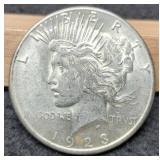 1923-S Peace Dollar AU