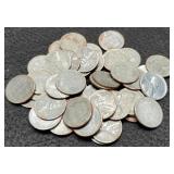 (50) 1943 Steel War Cents