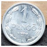 1941 Hungary 1 Pengo