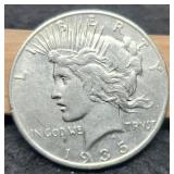 1935-S Peace Dollar XF