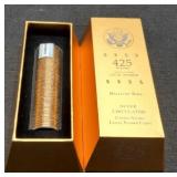 Sealed Tube Of 50 BU Presidential Dollars w/