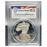1991-S Slab Proof Silver Eagle PCGS PR69 DCAM