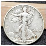 1934-D W. Liberty Half Dollar F