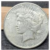 1923-S Peace Dollar XF