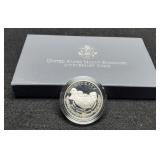 1991-S Proof Silver Dollar Comm. "Mt. Rushmore" w/