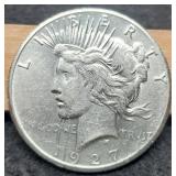1927 Peace Dollar MS61