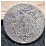 1868 Shield Nickel