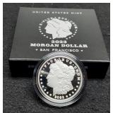2023-S Proof Morgan Dollar w/ Case & COA