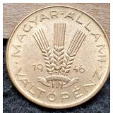 1946 Hungarian 20 Filler