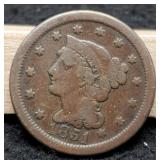 1851 Large Cent