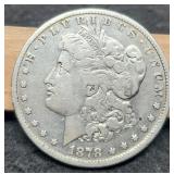1878-CC Morgan Dollar VF