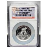 2010 1 Troy Oz. Silver Australia Kangaroo