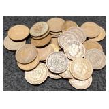 (30) Indian Head Cents Back To 1901