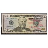 2017A $50 FR Star Note AU