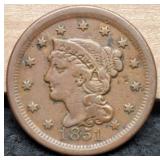 1851 Large Cent