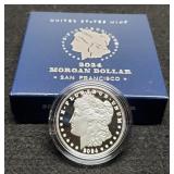 2024-S Proof Morgan Dollar w/ Case & COA