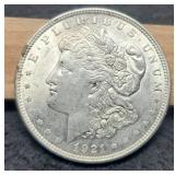 1921 Morgan Dollar Unc.